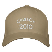 Class of 2010 Embroidered Hat embroidered hats by samack Class of 2010 Embroidered Hat embroidered hats