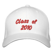 Class of 2010 embroidered hats