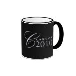 Class of 2010 Graduation Gift Mugs - Black Silver