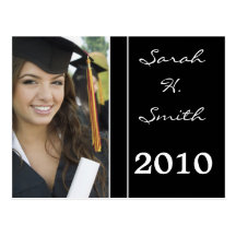 Class of 2010 Graduation Invitations Postcards