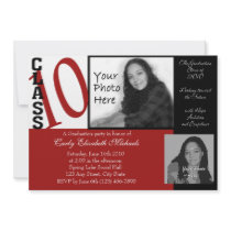 Class of 2010 Graduation/ Red Custom Invites