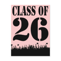 Class of 2010 Silhouettes Graduation Invitation postcards