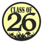 Class of  2010 Stickers Silhouette Grads Tossing