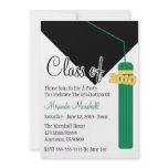 Class Of 2010 Tassel Graduation Invitation (Green)