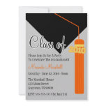 Class Of 2010 Tassel Graduation Invitation Orange