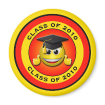 CLASS OF 2010 THUMBS UP SMILEY GRADUATE FRIDGE MAGNETS