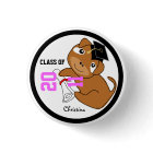 Class of 2011 Add Name Button Dog 3 button