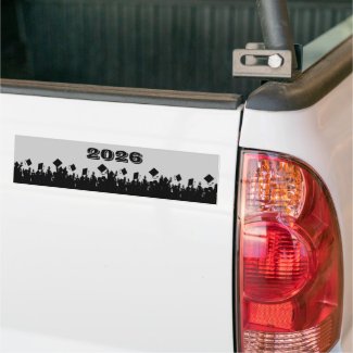 Class of 2011 BumperSticker ChooseBkGrd/Year/color bumpersticker