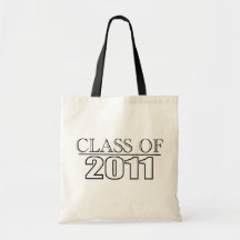 Class of 2011 canvas bag