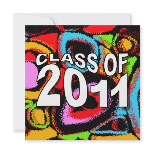 Class of 2011 Graduation Invitation AB340 Artist invitation