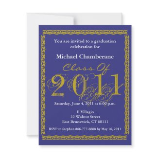 Class Of 2011 Graduation Invitation EB162 invitation