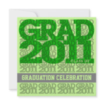 Class Of 2011 Graduation Party Invitation 03D