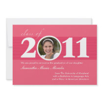 Class of 2011 Graduation Photo Invitation