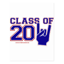 Class of 2011 Graduation red,white and blue Postcards