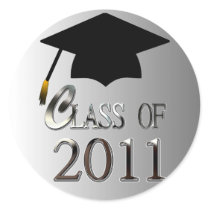 Class Of 2011 Graduation Stickers
