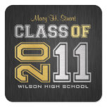 Class of 2011 Graduation Stickers (gold / silver)