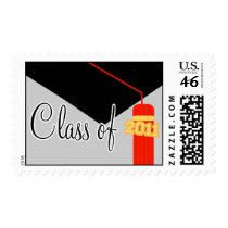 Class Of 2011 (Red Graduation Cap And Tassle) Postage