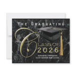 Class of 2011 Smooth Black Graduation Announcement