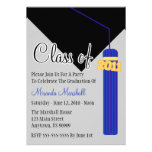 Class Of 2011 Tassel Graduation Invitation (Blue)