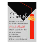 Class Of 2011 Tassel Graduation Invitation (Red)