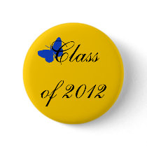 Class of 2012 - Blue and Gold Butterfly buttons