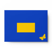Class of 2012 - Blue and Gold Butterfly envelopes