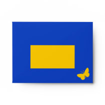 Class of 2012 - Blue and Gold Butterfly envelopes