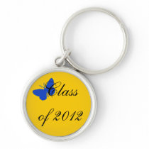 Class of 2012 - Blue and Gold Butterfly keychains