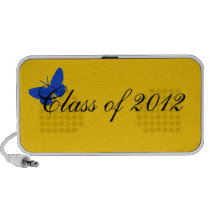 Class of 2012 - Blue and Gold Butterfly speakers