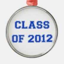 Class of 2012 - Blue Ornament