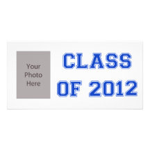 Class of 2012 - Blue Picture Card
