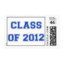 Class of 2012 - Blue Postage Stamps