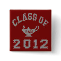 Class Of 2012 BSN - Grey Pinback Button