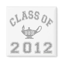 Class Of 2012 BSN - Grey Refrigerator Magnets