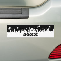 Class of 2012 BumperSticker Silhouette Celebration Bumper Stickers