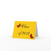 Class of 2012 - Cardinal Butterfly cards