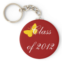 Class of 2012 - Cardinal Butterfly keychains