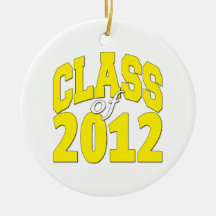 Class of 2012 christmas tree ornament