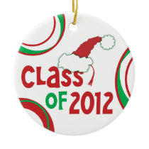 Class of 2012 Christmas w/Tassel - (one-sided) Christmas Tree Ornament