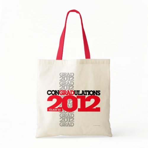 Class of 2012 conGRADulations Bag Red zazzle_bag