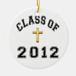 Class Of 2012 Cross  - Black 2 Christmas Ornament