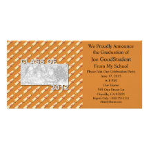 Class of 2012 Cut Out Photo Frame - Diplomas Customized Photo Card