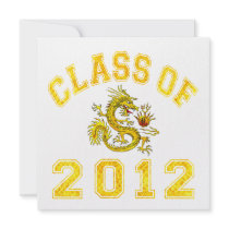 Class Of 2012 Dragon - Gold Invite