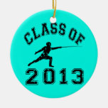 Class Of 2012 Fencing Christmas Tree Ornament