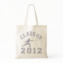 Class Of 2012 Fencing - Grey 2 Tote Bags