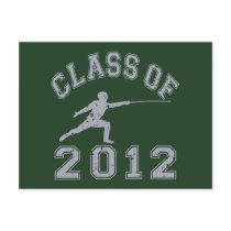 Class Of 2012 Fencing - Grey 2 Post Card