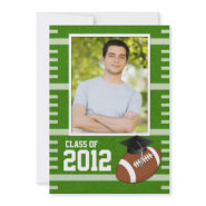 Class of 2012 Football Graduation zazzle_invitation