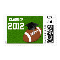 Class of 2012 Football Graduation Stamps