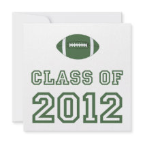 Class Of 2012 Football - Green 1 Invitation