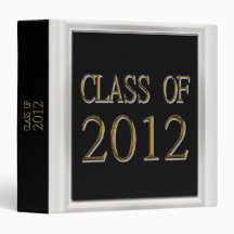 Class Of 2012 Framed Custom Binder